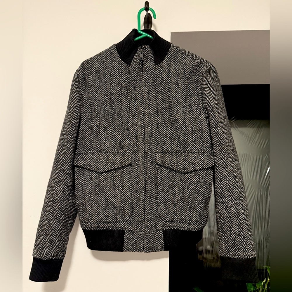 Express Men’s Herrinbone Fall Jacket - image 1